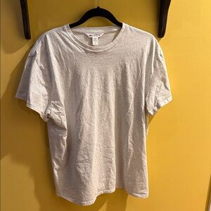 Athleta Light Gray Short Sleeve Tee